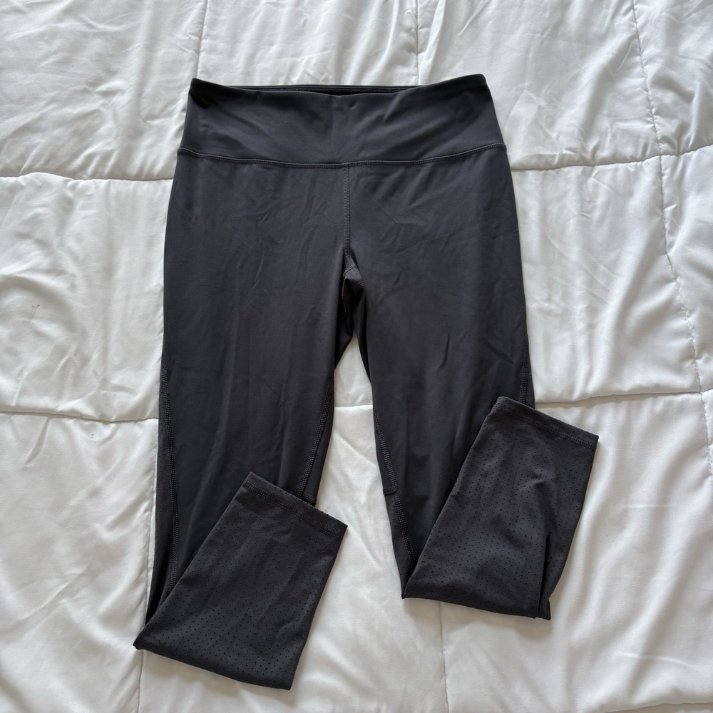 DSG Leggings Pants Womens‎ Large Gray Performance Running Activewear Yoga Gym